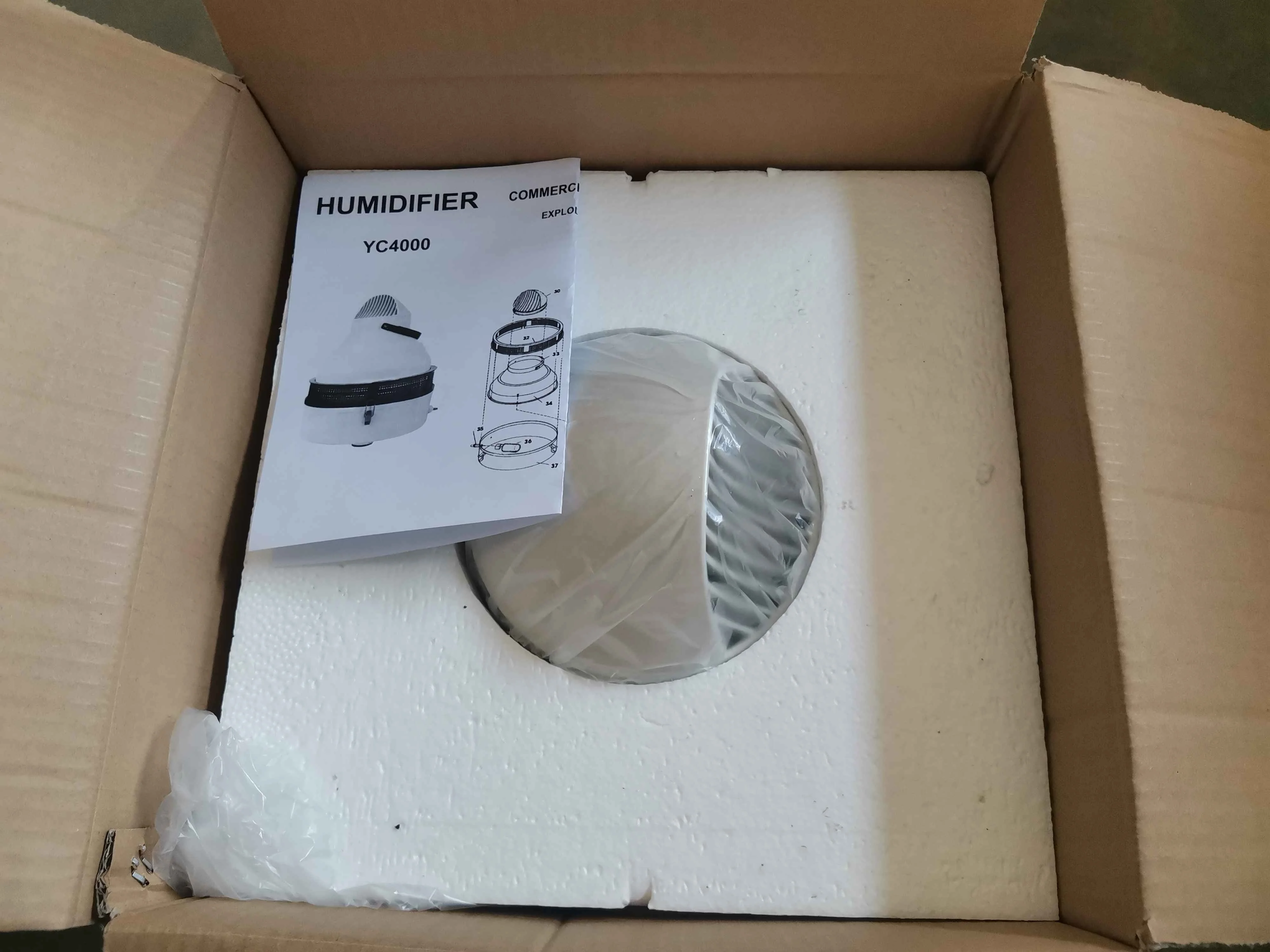 400 Pins Ultrasonic Industrial Air Humidifier Mist Maker Fogger For Commercial Growers