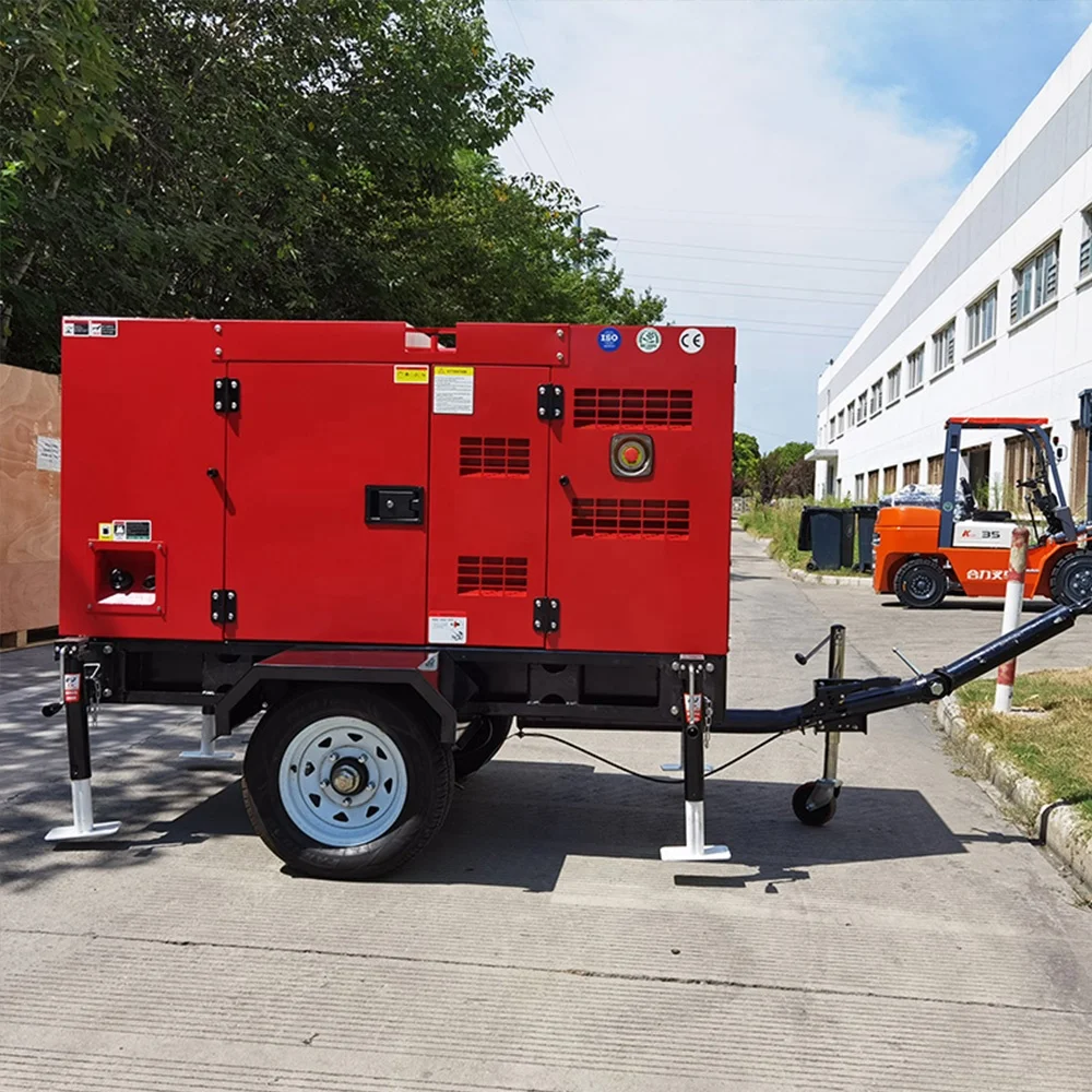 New 60hz trailer type soundproof  80kw 100kva diesel generator set with YangDong engine Y4110ZLD