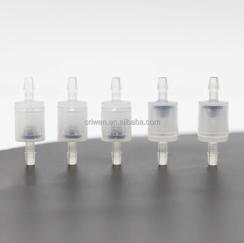 Mini Air Liquid Fluid Plastic Spring Check Valve