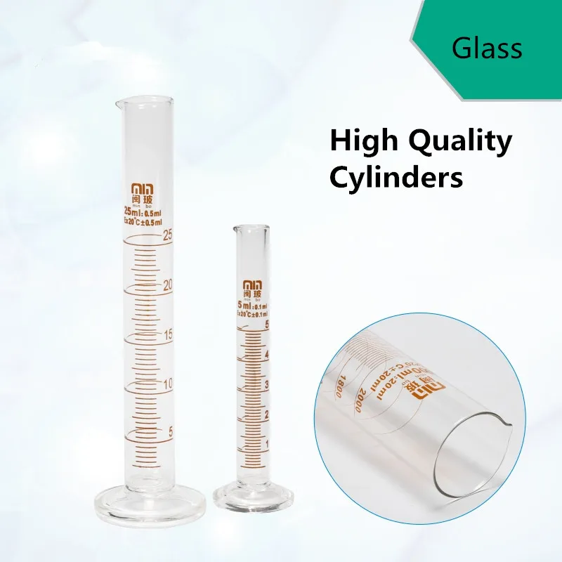 High borosilicate glass measuring cylinder Capacity 200ml Graduated Glass Laboratory Cylinder
