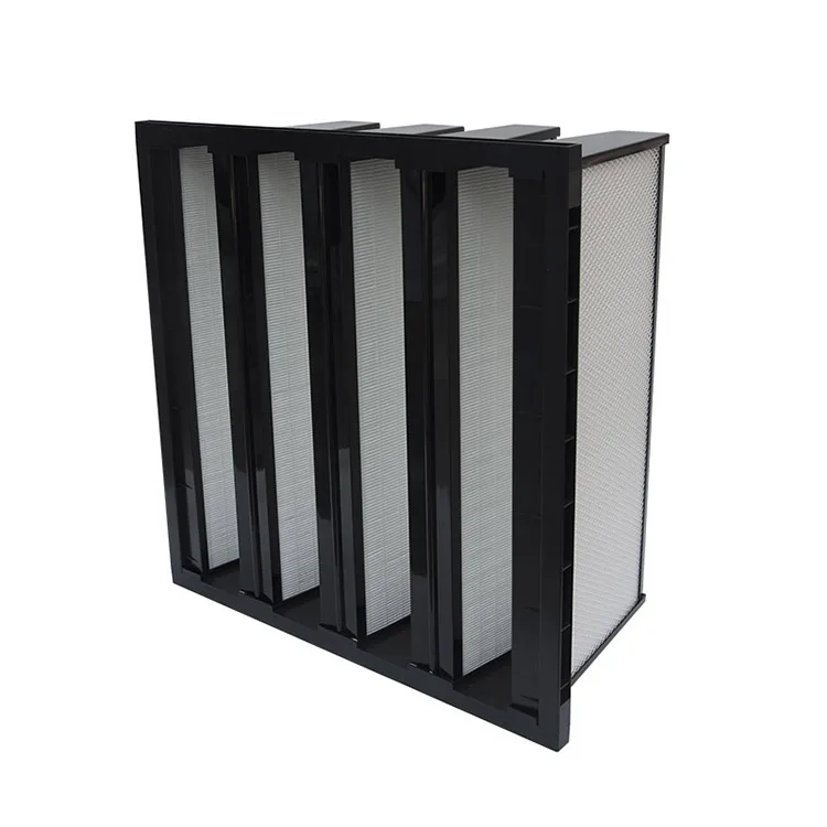 KLC 24x24x12 дюймов 99.995% 5 В V-bank H14 HEPA Box HVAC фильтр для системы кондиционирования воздуха вентиляционный