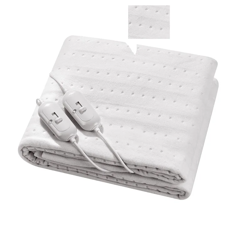 Twin Double Size Polyester 3 Heat Setting Electric Heated Blanket 220v 160*140cm