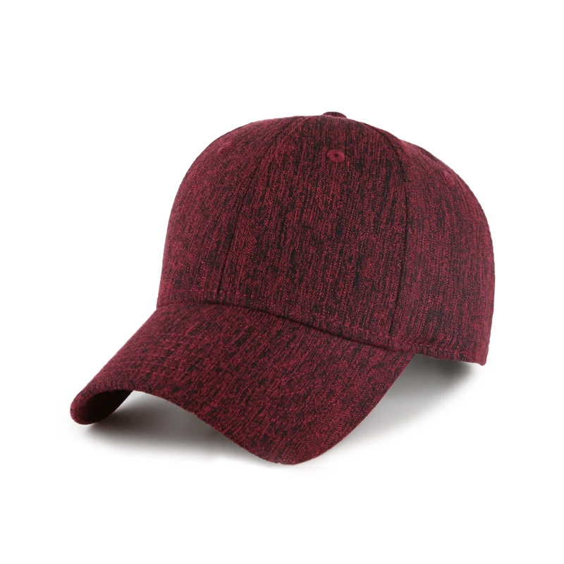 Fashion Custom Blank Plain Baseball Cap with Special Fabric Pattern