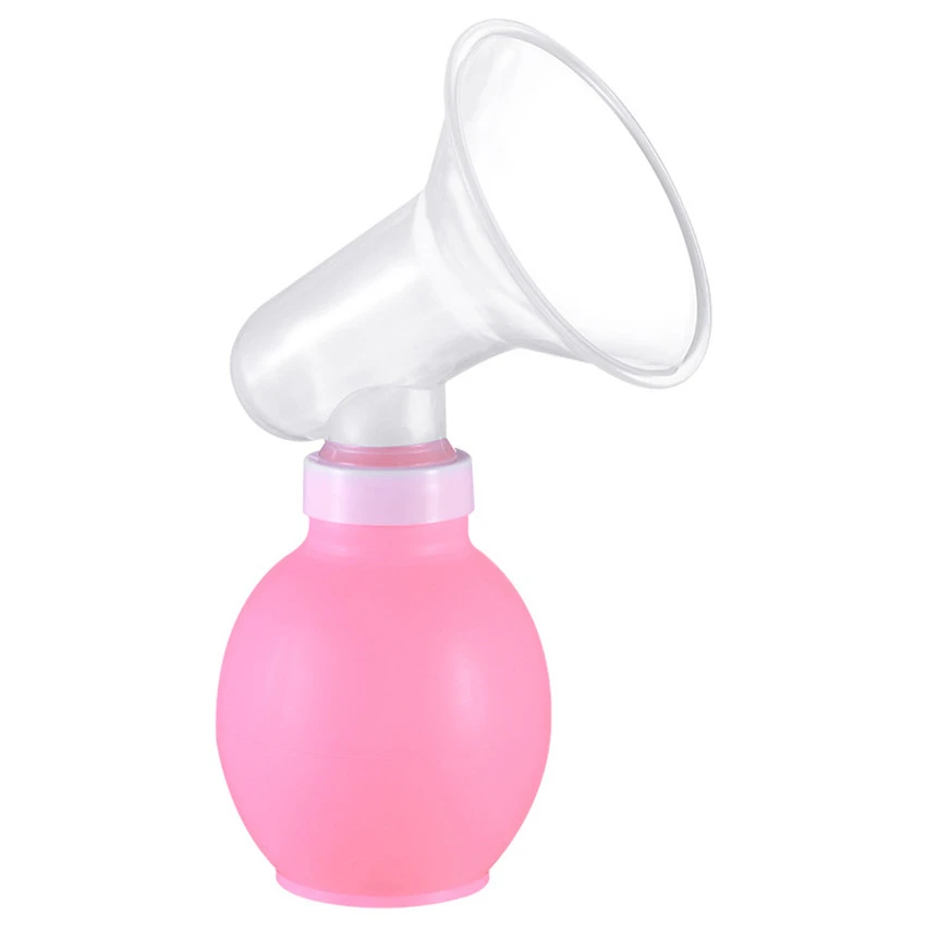 Wholesale Custom Logo BPA Free Milk Saver Baby Breastfeeding Pump Manual Silicone Breast Pump
