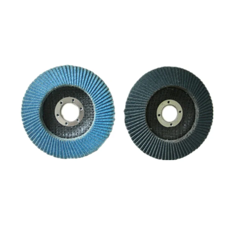 blue color Zirconium Grinding Discs Size4.5' Flap Disc For Metal And Stainless Steel Diamond cutting disc Aluminum Oxide disk