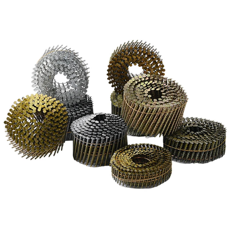 Bulk purchase 2.8mm 15 Degrees Bostitch Wire linyi coil Nail, Pneumatic Nail, Coil Nail