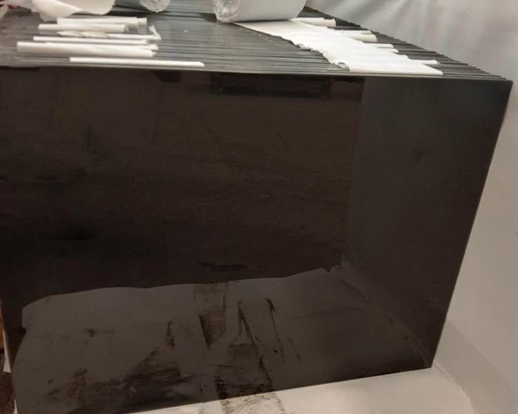 goldtop OEM/ODM Inexpensive Price Natural Polished Stone Granite Mongolian Black For Floor and Wall Decoration