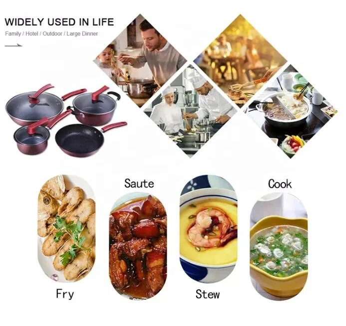 316stainless steel all-purpose  32cm frying pan kitchen cookware household non-stick pan wok