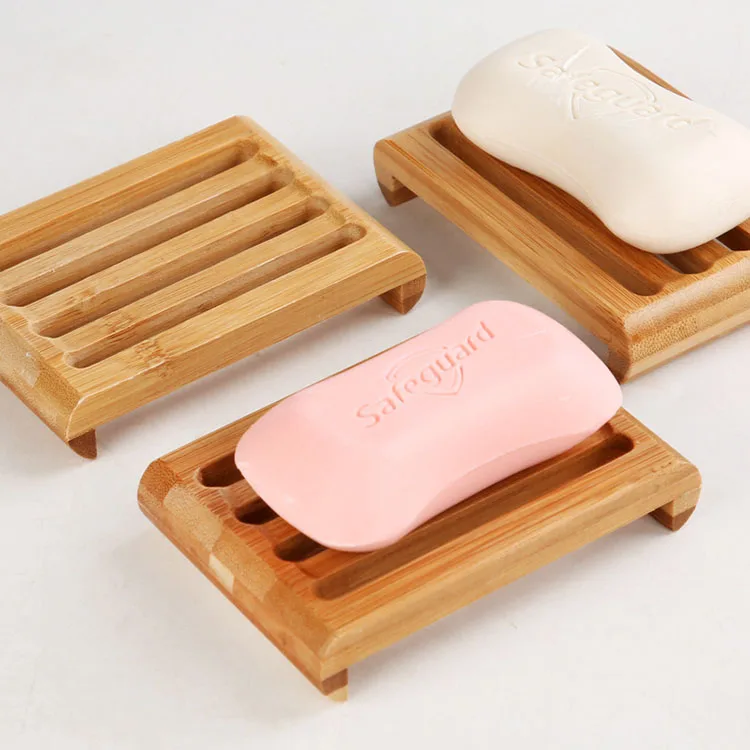 Soap Dish Bamboo Wooden Soap Holder for Bathtub Shower Dish Accessories Counter Sink and The Kitchen Tools
