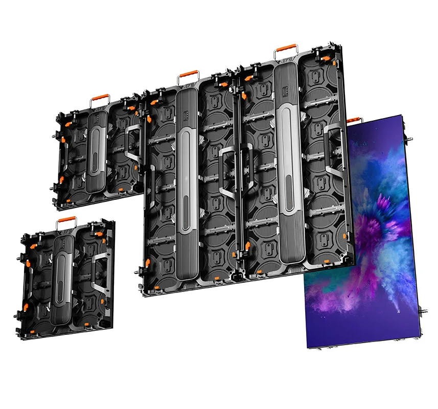P3.91 Led Video Wall System Backdrop Screen Indoor Curved Rental Display Exhibition Booth Stage Screen Panel