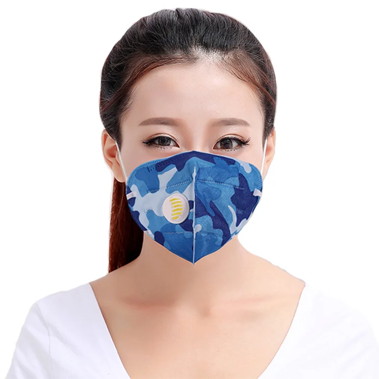 
Camouflage Color KN95 Face Masks Non-woven Fabric High Quality Dustproof Disposable Personal Care Anti-dust 10pcs/box 5 Layer 