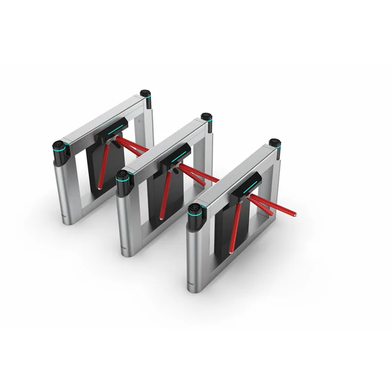 Security Access Control Fingerprint RS485 Communication Interface Stainless Steel Barrier Gate Automatic Tripod Turnstile
