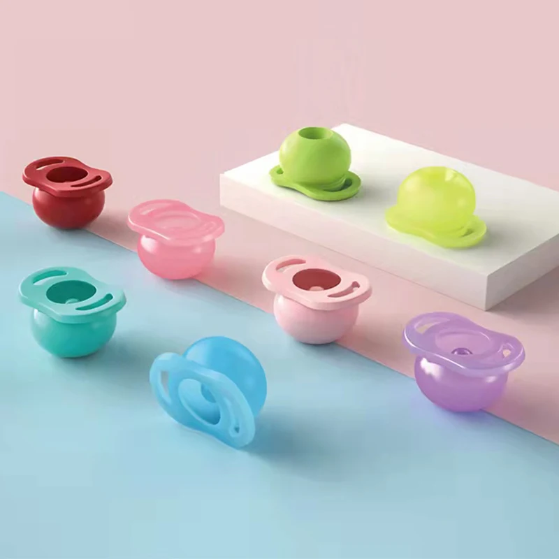 Food Grade Retractable Dummy Pacifiers Baby Pacifier Silicone nipple soother for infant with case box