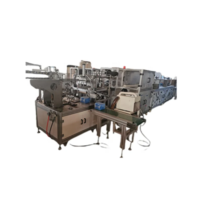 automatic shoe cover making machine with bag packing system