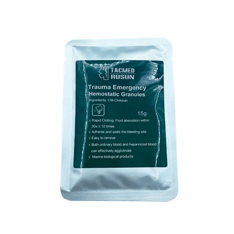 Better Than Celox Rusun Carboxymethyl Chitosan Hemostatic Granules Powder Rapid Stop bleeding Fast and Safe