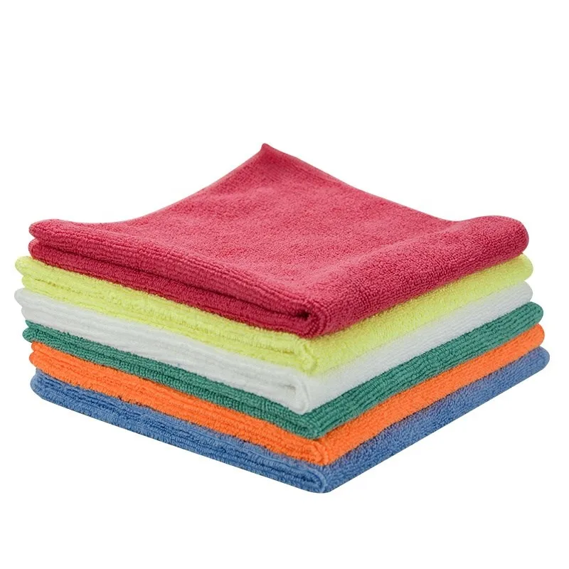 Factory Direct Absorbent Fish Scale Microfiber Cleaning Cloth Kitchen Dish Towel