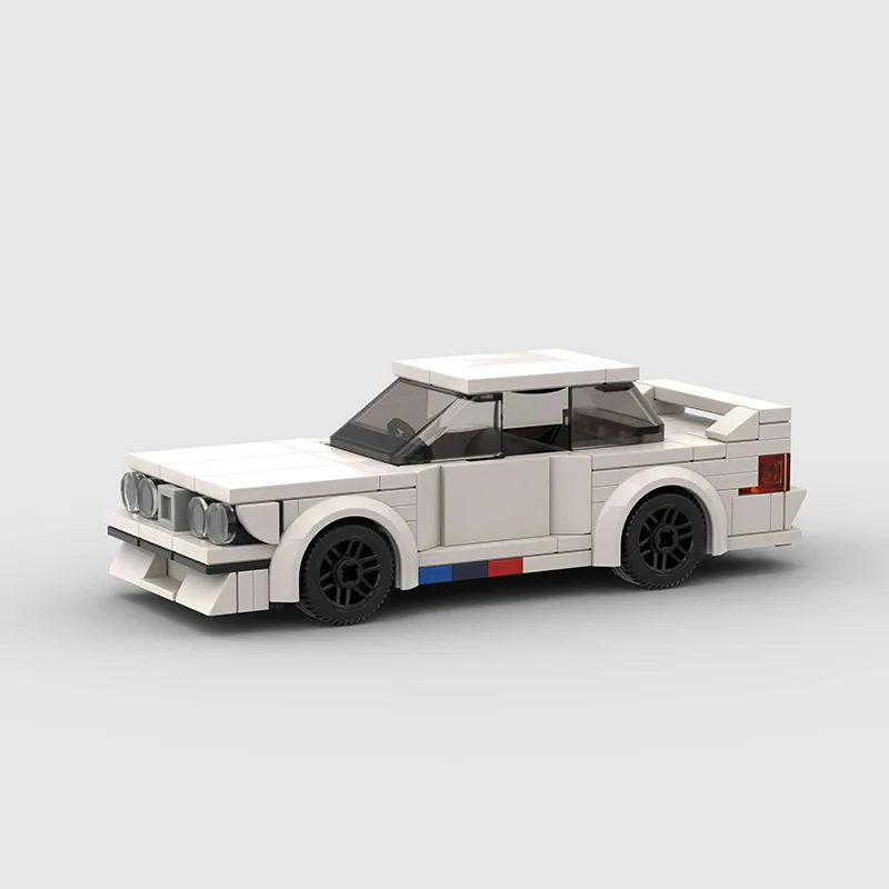 MOC M3 E30 City Car Racing Model Speed Champions Race Classical Technical Vehicle Gift Building Blocks Sets for Kids