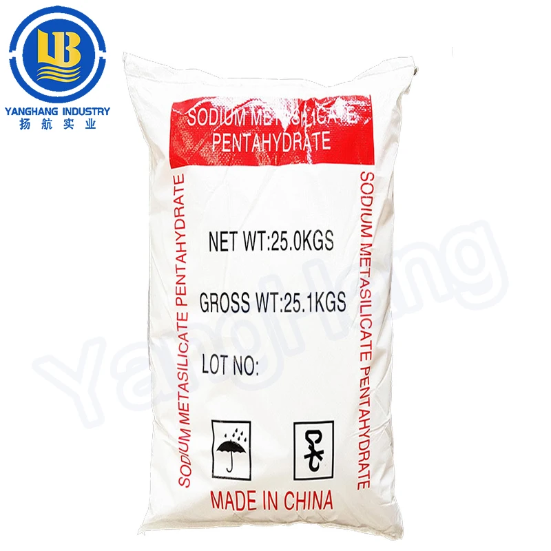 Industrial Sodium metasilicate CAS 6834-92-0 Use for manufacturing detergent fabric treating agent