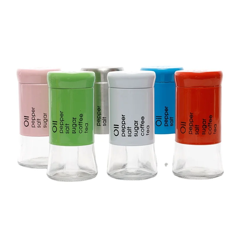 Factory outlet food storage tanks spice glass jar Soy sauce pepper spice jar