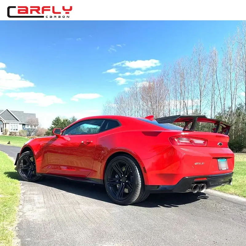  Задний спойлер из углеродного волокна 1LE Style Для Camaro 6 SS