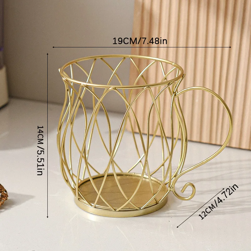 Light luxury snacks candy storage rack coffee capsule storage rack