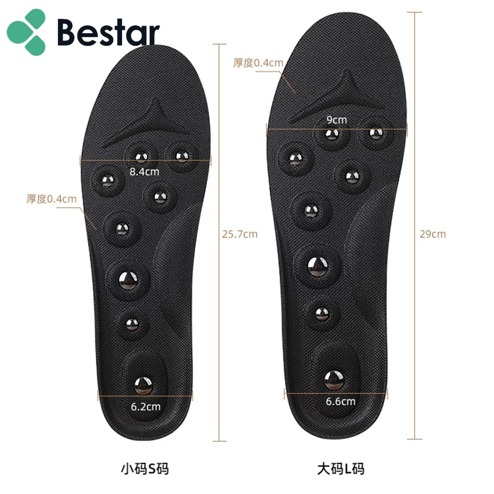 New Arrival Magnet Insole Inner Sole Shoe Foot Therapy Magnetic Massage Pads