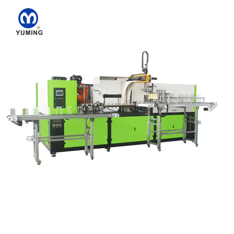 China  Factory Good Quality Servo System 4 Cavity Plastic Jar Blowing Making Machine  PET Pop Cans Blow Molding Machine