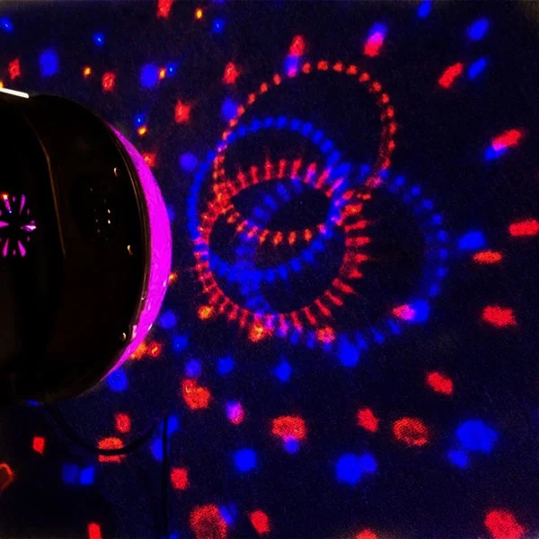 Hot Sale Wholesale LED Disco Ball Light Mobile Control Crystal Magic Music Rotating Ball Light for Christmas Party