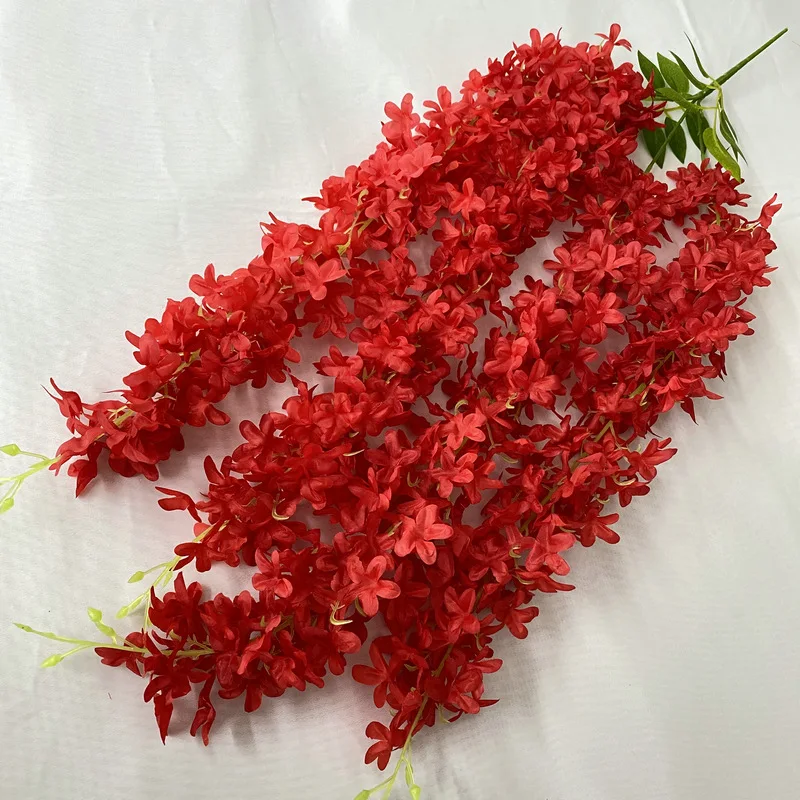 SN-D061 Wall Hanging Indoor Home Silk Flower Arrangement Artificial Plants Artificial Clove Mini Flower Bushes Wall Hanging