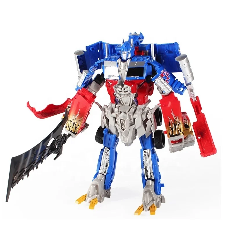 Cool plastic intelligent change robot car deformation toys for boys