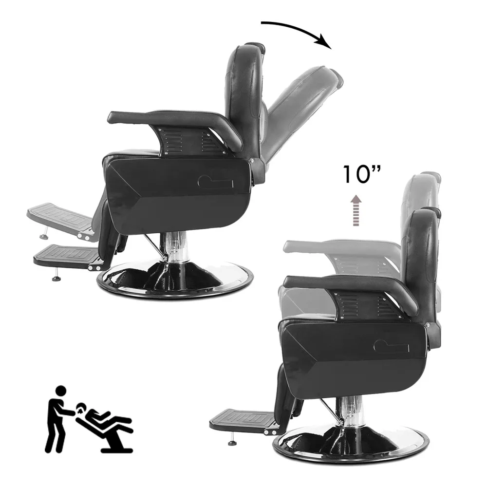 
Free shipping for district 6 area from US 2019 Classic salon chairs for sale;Reclining barber chairs for man hairdressing 