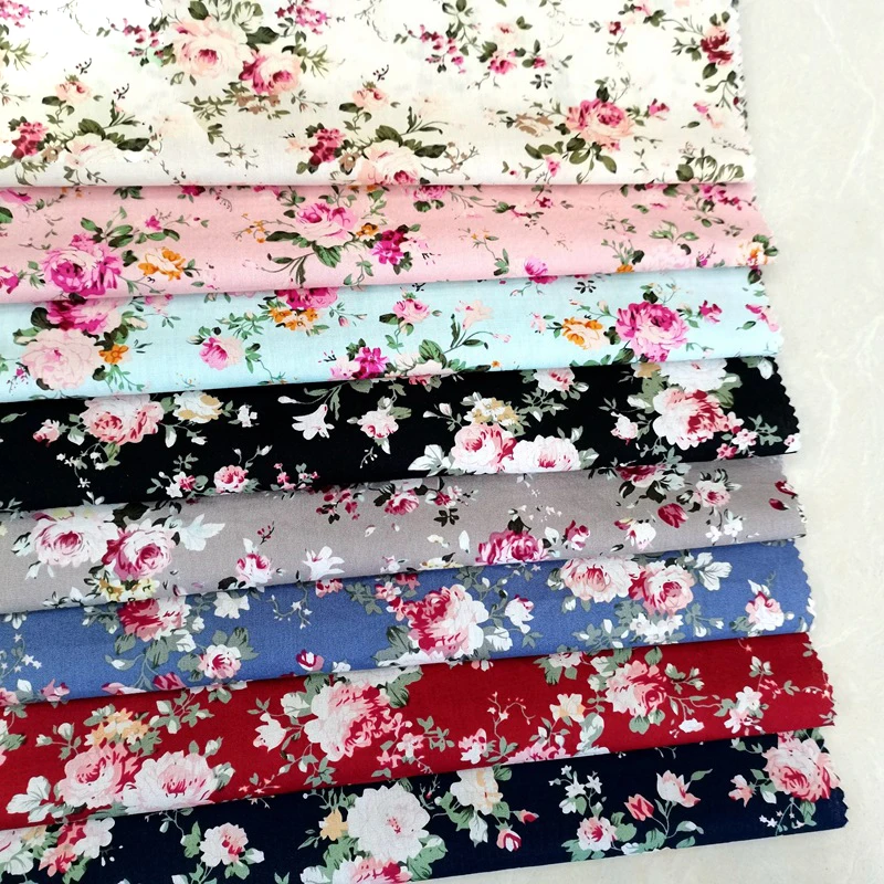 100% cotton printed sheeting fabric for women children