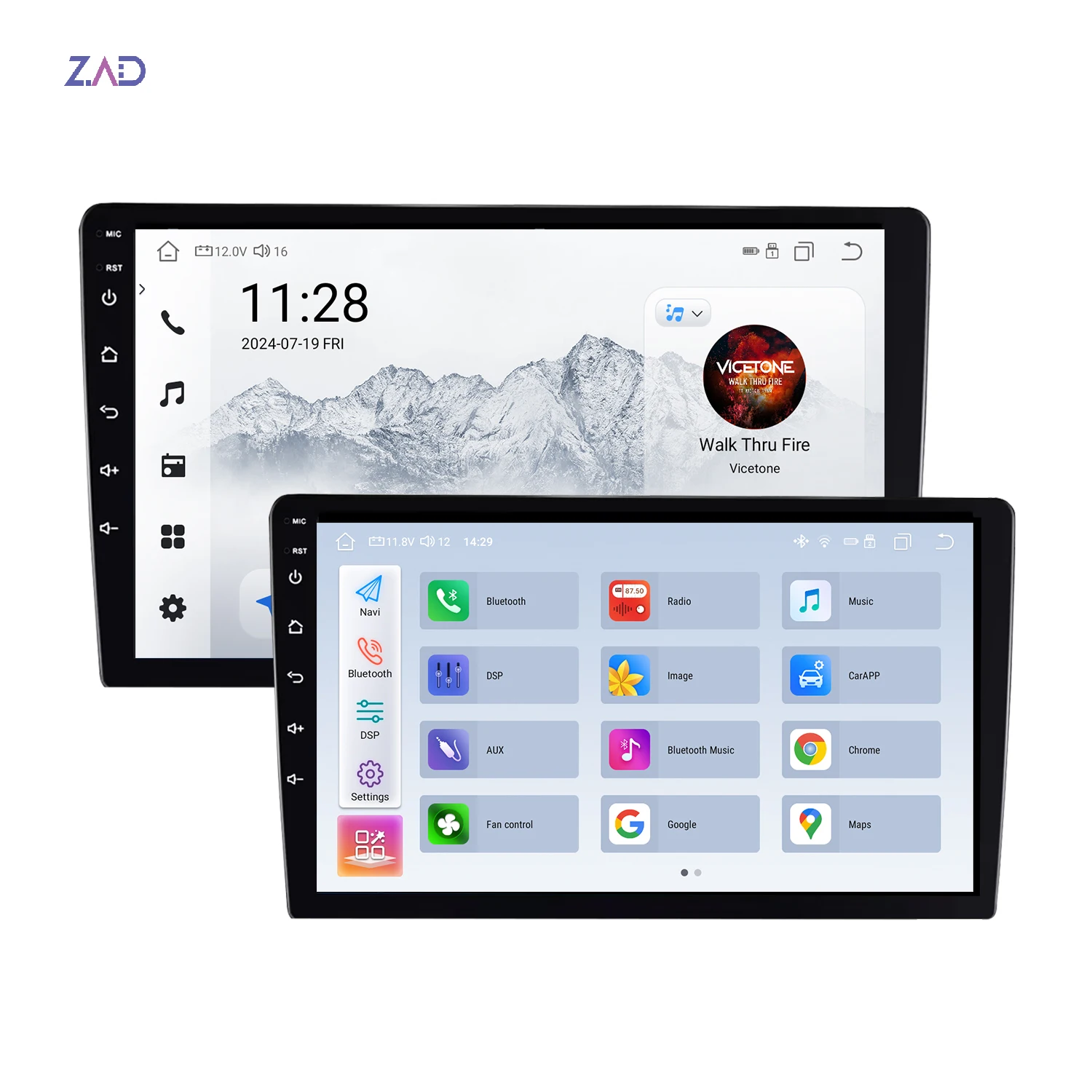 Factory OEM Universal Touch Screen Stereo 8 Core 2 Din Car Dvd USB BT WIFI 9 /10 Inch Carplay Car Radio Android Player