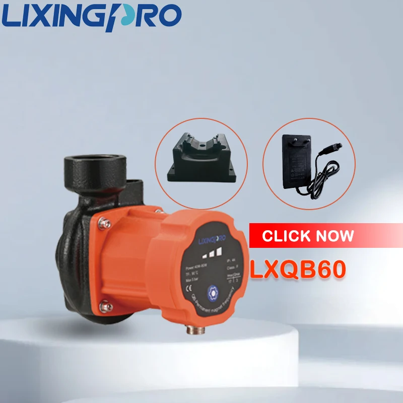 Lixing  QB60 90W Booster Pump Copper Motor Low Pressure Electric Circulating Pump for Clean Water Transfer Made in China