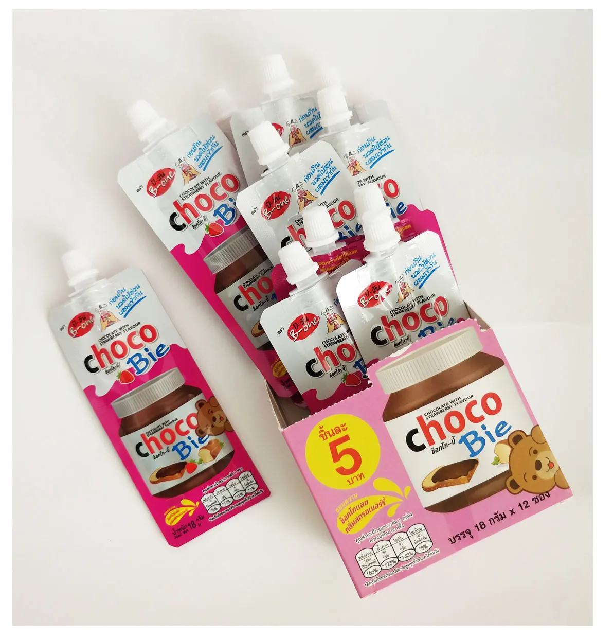 Chocolate Flavor Choco Bie 18G*12PIECES*12BOXES