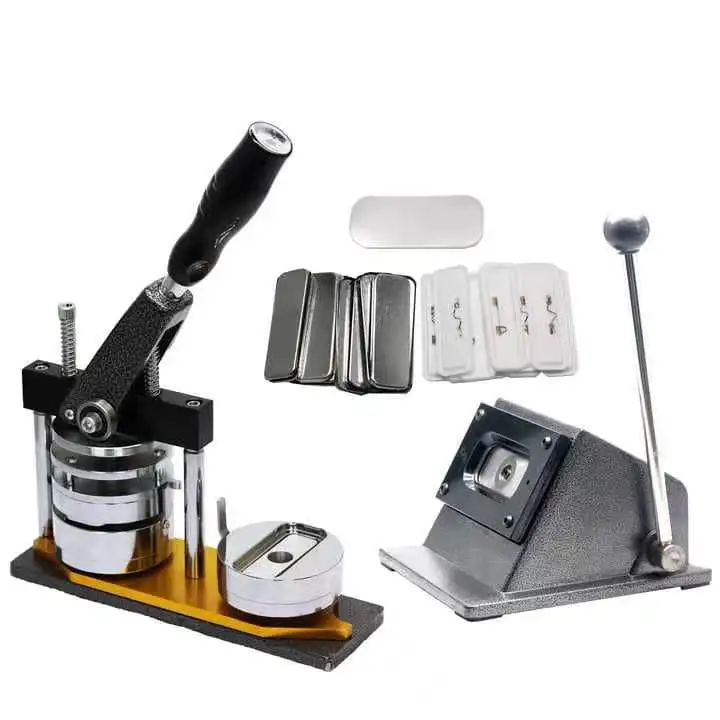 Прямоугольник 68*24 мм именная бирка Кнопка изготовления значков + 68*24 мм резак для бумаги + 200 шт. 68*24 мм значок значка