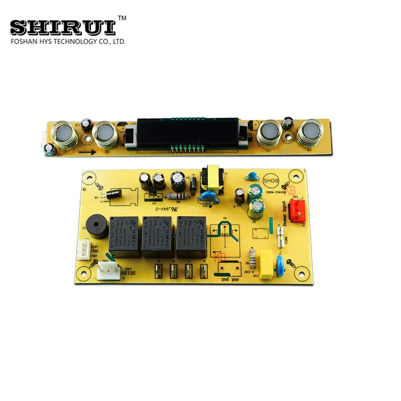 LCD touch Auto clean 3 speed rang hood switch