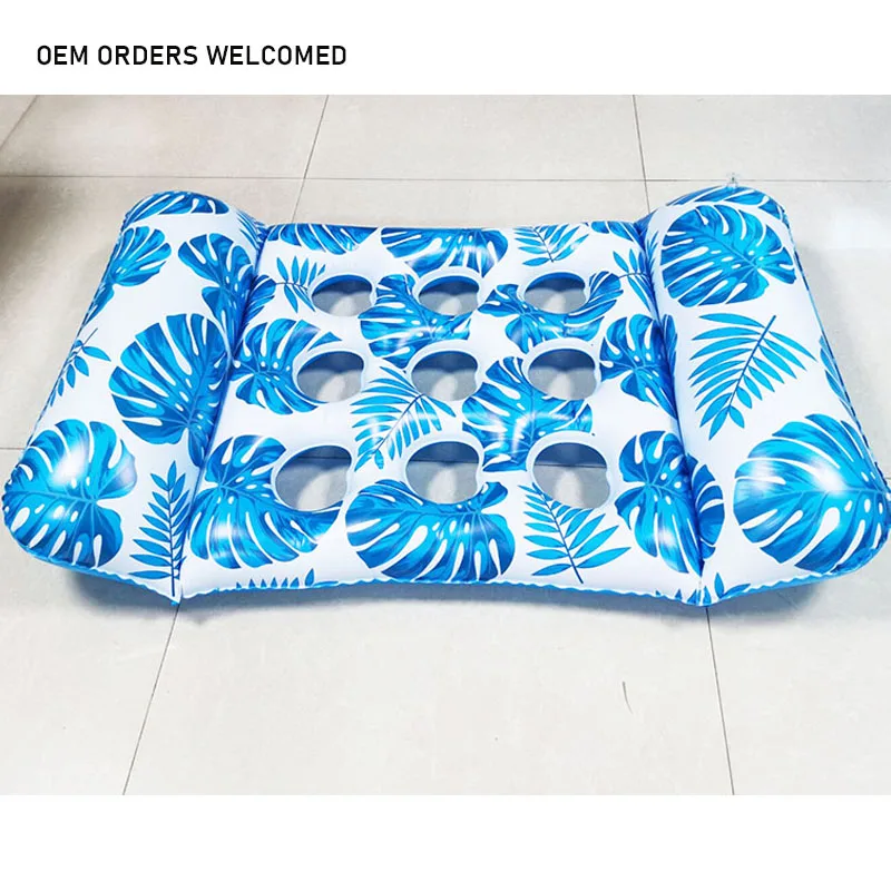 factory new design summer hot selling water Sport Lounge adults thickened pvc river run inflatable 1person pool float for party