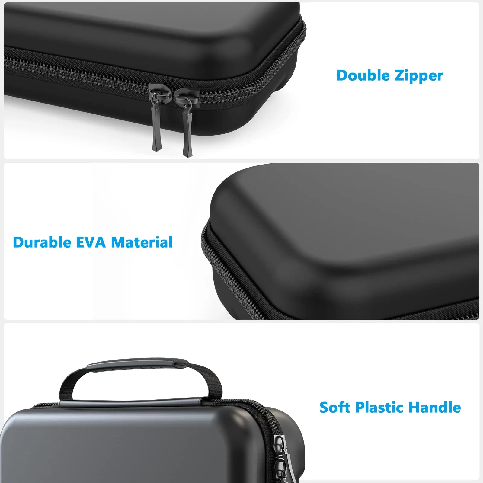 Portable Eva Hard Rubber Full Carrying Case For Switch Accessories Zipper Handbag Ns Console Game For N-Switch Bag