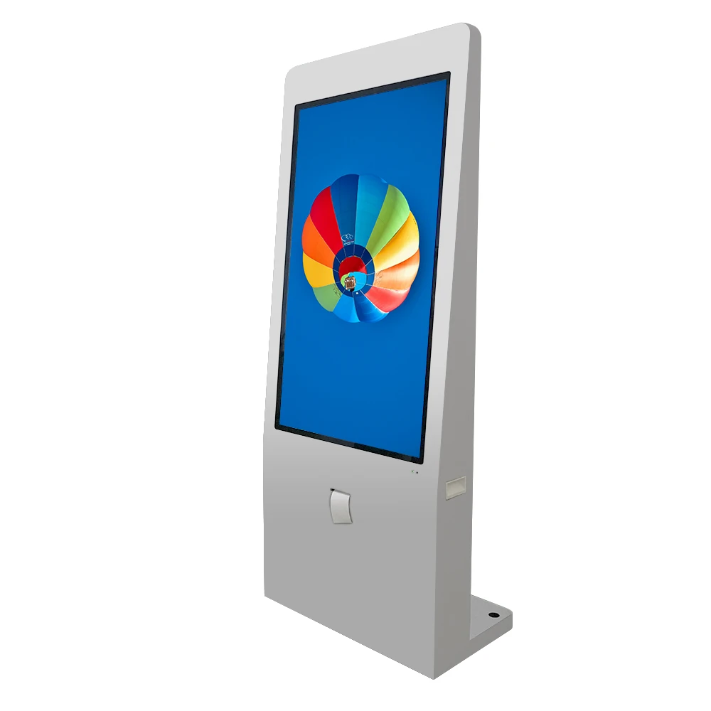 Factory wholesale price Self service kiosk 55 inch Floor stand digital signage kiosk Window s OS Smart touch screen kiosk