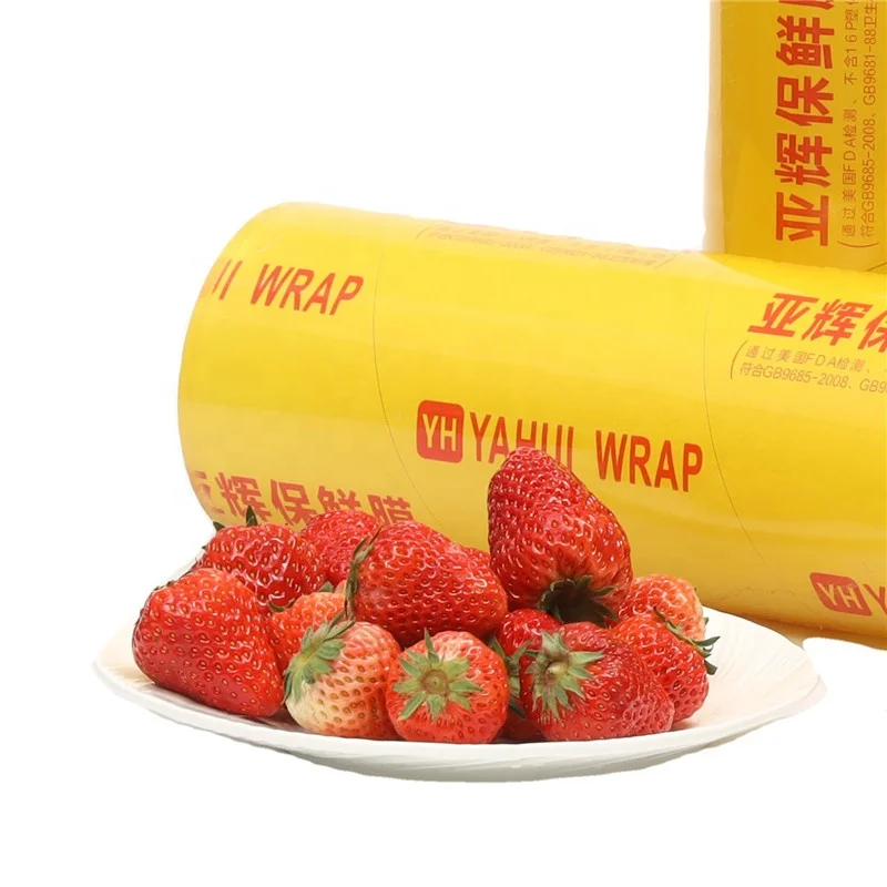 Jumbo roll cling wrap plastic wrap food film PVC stretch film cling film for food