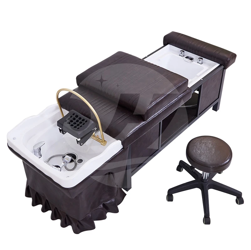 Customizable stylish electric shampoo bed hair washing beaut salon foot bath spa pedicure chair manufacturer