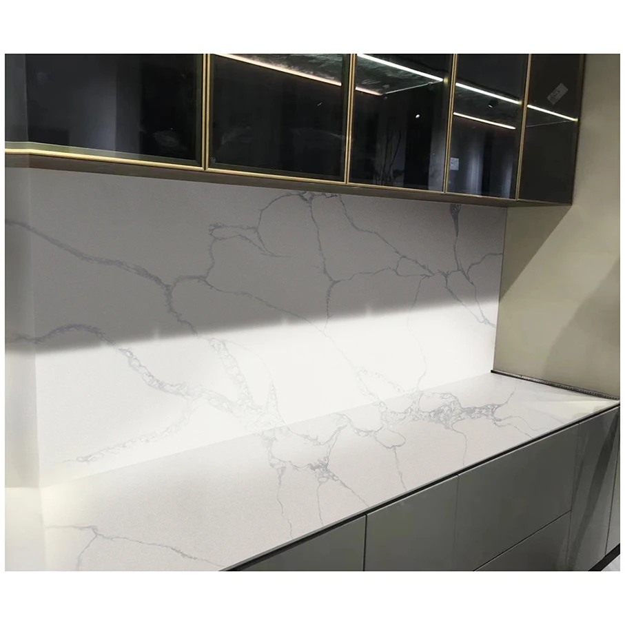 Acrylic Decorative Artificial Stones Onyx Slabs Price carrara calacatta quartz slabs for Home Decoration