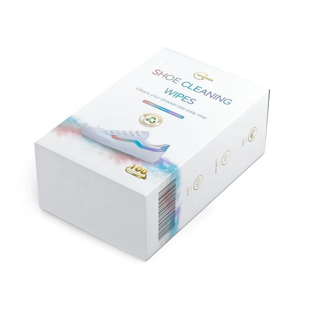 OEM ODM 30 pcs Portable Leather Cleaning Shoes Cleaning Wipes Tissue Wet Individual Wipes for Sneaker