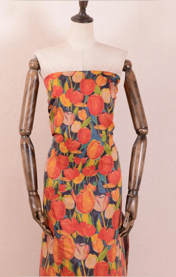 Ladies Fashion High Quality Viscose /Rayon Fabric for Garment