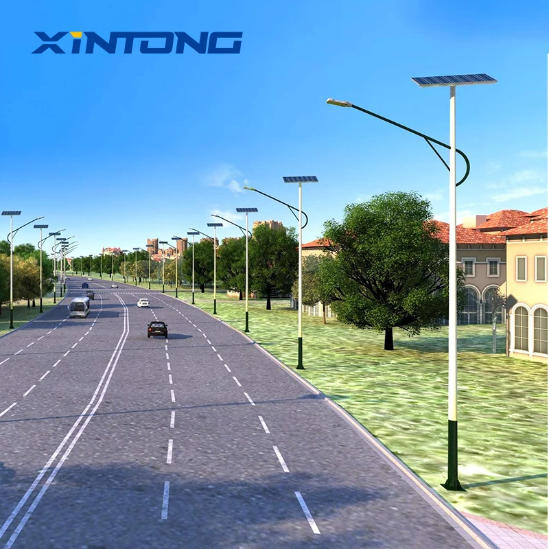 XINTONG Led Solar Street Light Remote Control Panel Lighting High Lumens Great Price