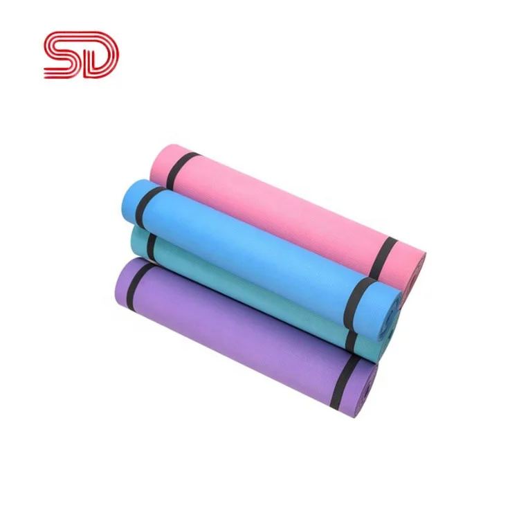 Гимнастический спортивный коврик из ПВХ для похудения и фитнеса, женский спортивный коврик для йоги