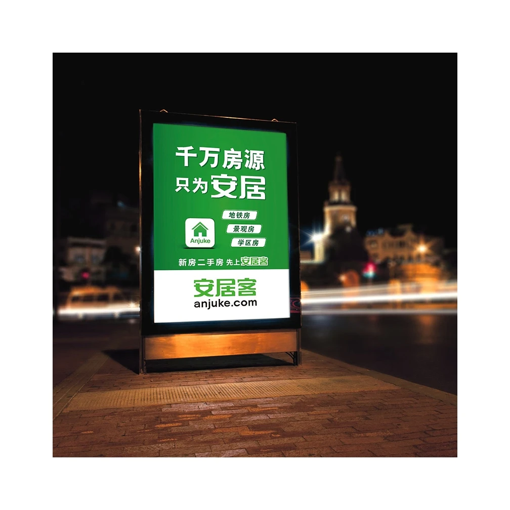 Wholesale High Quality Soft Film Display Advertising Light Box Custom Printing