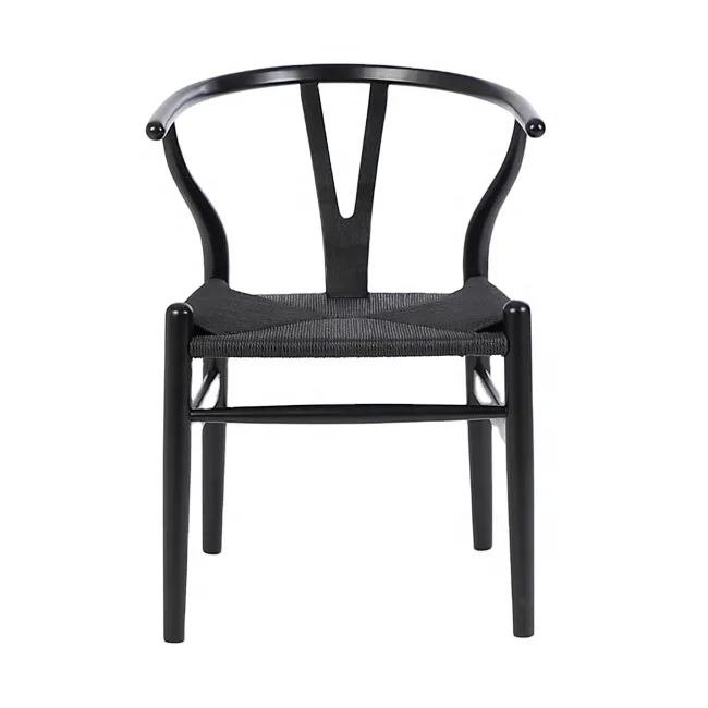 Factory directly supply Antique solid wood diningroom Y back wishbone chair resturant chair CH-971