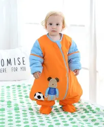 100% хлопок зимний мягкий теплый детский спальный мешок 2 5